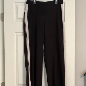 APT 9 Women's size 12, Black Dress Pants w/Stripe down leg/Wide Leg